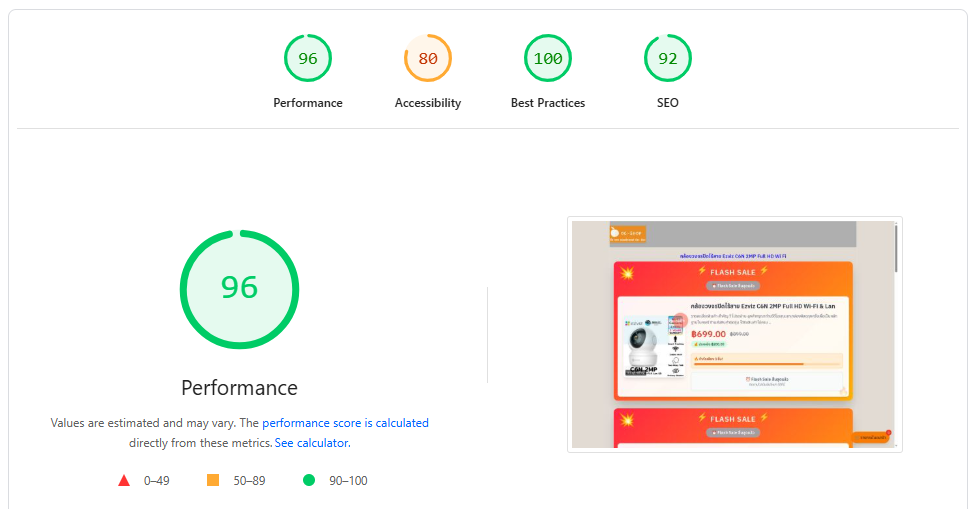 Sale Page เซลเพจ ร้านค้าออนไลน์ SEO Friendly